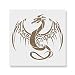 Dragon Stencil Template - Reusable Stencil with Multiple