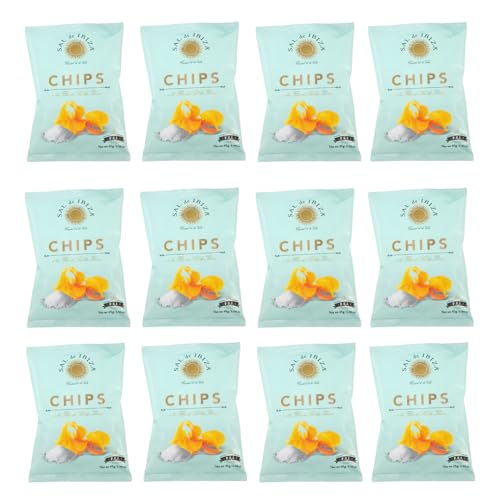 Sal de Ibiza Fleur de Sel Potato Chips – 1.6 oz Bags (12-Pack)