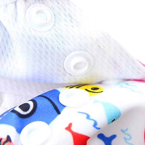 Image of Langsprit 3 Pack Swim Diaper for Baby & Toddle,Reuseable Washable Diaper Swim for Swimming Lesson & Baby Shower Gifts