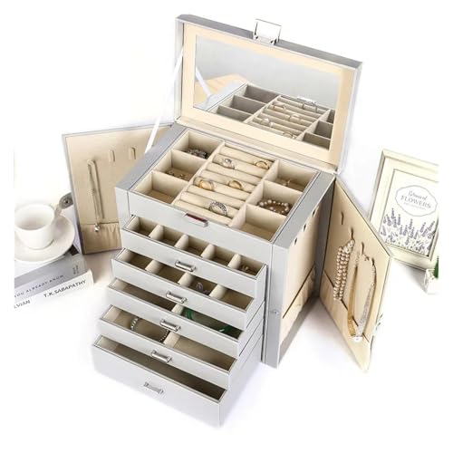 Boîte à bijoux de luxe champagne pour sublimer votre coiffeuse