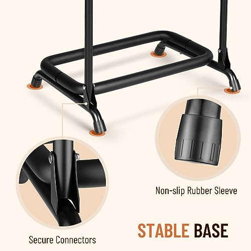 Image of CAHAYA Universal Guitar Stand for 3 Guitars with Thick Rubber Padding Kickstand for Classical, Acoustic, Electric and Bass Guitars CY0344