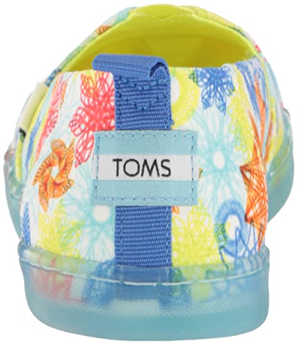 Image of TOMS Kids Tiny Foil Unicorn Tie-Dye Knit Alpargata (Toddler /Little Kid)