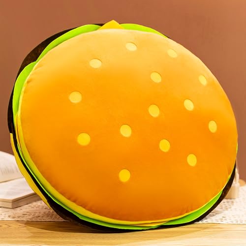 ぬいぐるみ ハンバーガー 可愛い 柔らかい 抱き枕 昼寝枕 リアル 動物 縫い包み 萌え 添い寝枕 撮影道具 店飾り 部屋飾り 彼女 子供へのプレゼント クリスマス 誕生日 贈り物 ギフト お祝い 60cm