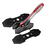 UHANBUT Brake Caliper Press Tool, 360 Degree Auto Swing Car Ratchet Brake Expander Wrench with 2PCS Steel Plates, Car Braking Caliper Hanger Set, Auto Calipers Piston Braking Pad Spreader Tool (1PC)