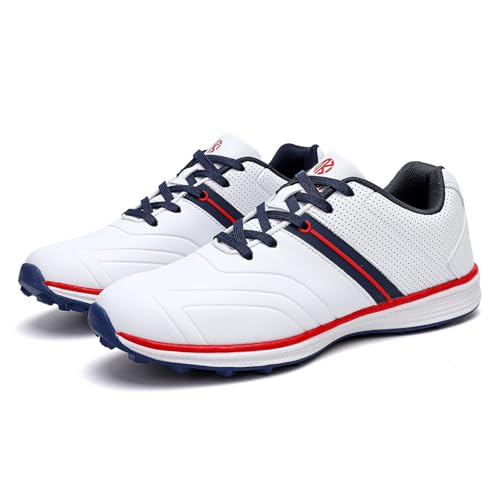 Image of Men's Golf Shoes Professional Spikeless Golfers Training Sneakers