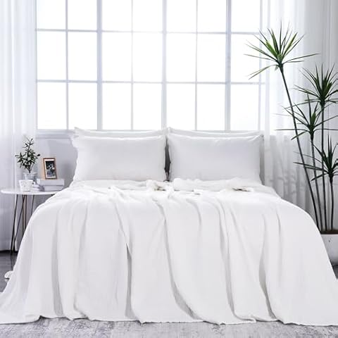 MABOZOO 4 Layer Muslin Blanket Cover