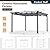 HAPPATIO 12' X 12' Pergola Retractable Pergola Canopy for Backyards, Gardens, Patios, Outdoor Pergola with Sun Shade Canopy, Includes Ground Studs and Expansion Screws (Grey)