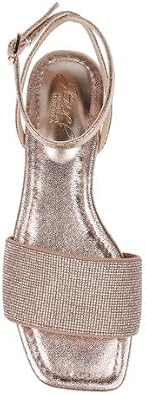 Jewel Badgley Mischka Hadley Flat Sandals with Ankle Strap
