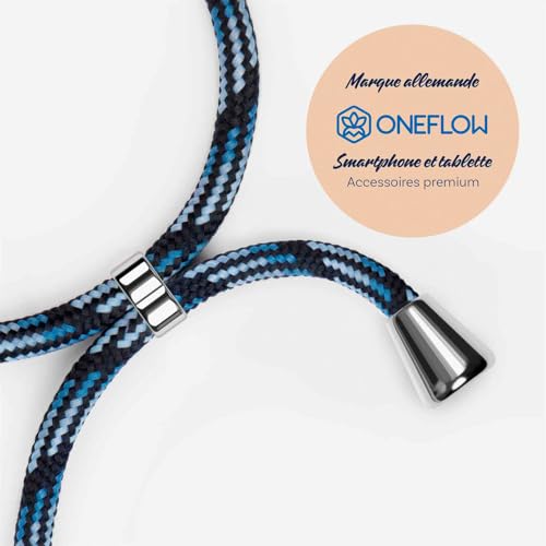 Coque Huawei Mate 20 OneFlow intégrale silicone 360 bleu