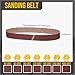 CoCud 2 x 42 Inch Sanding Belt, 14 Pcs 40/60/80/120/180/240/400 Grit Knife Sharpener Belts Work Sharpening for Belt Sander Knife Carving Tool Metal Working