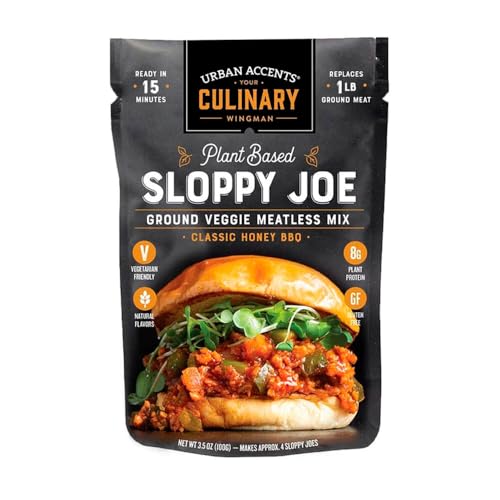 Plant-Based Classic Honey BBQ Sloppy Joe Mix, 6 Count of