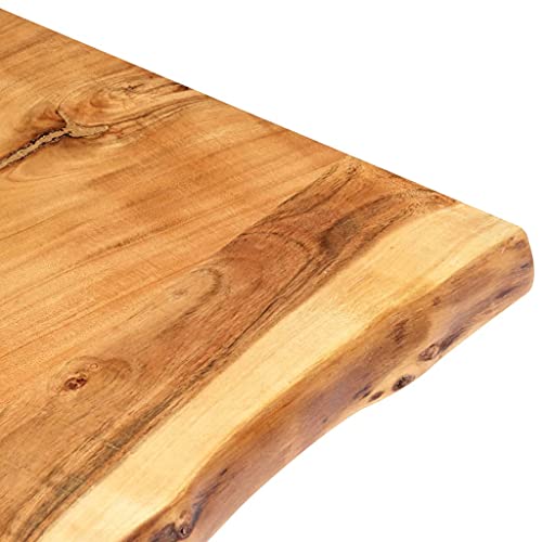 Table en bois moderne facile à nettoyer抗污防脏 118x60cm - 5