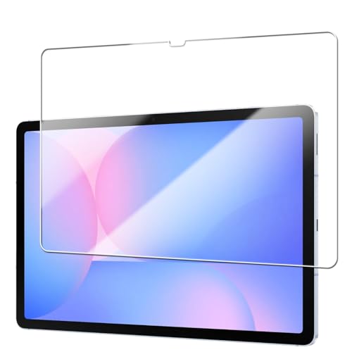KPNS For Galaxy Tab S10 FE + Plus �K���X�t�B���� �t���ی�t�B���� ���Y���Ɏq�f�ސ� 9H �\�ʍd�x �����K���X �Ϗ��� ��ʕی�t�B���� 1���Z�b�g