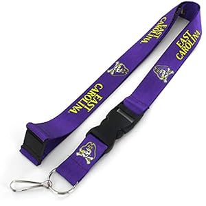 aminco NCAA East Carolina Pirates Team Lanyard Purple, 24 Inch