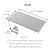 Lovdeco Peel and Stick Glass Subway Tile, 3 x 6 Inch, 5 Sq Ft, Light Grey Glass for Bathroom Kitchen Backsplash Wall, 40-Pack