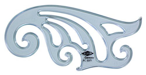 ALVIN French Curve Ruler 6.65 Model FC3371