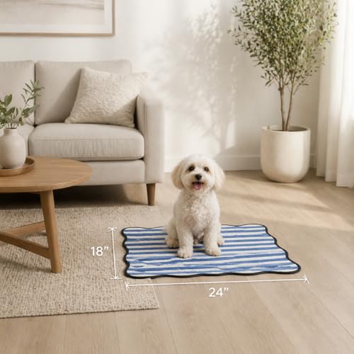 Image of PUPIBOO Washable Pee Pads for Dogs and Cats - Super Absorbent Reusable Puppy Training Pads - 100% Waterproof, Leak-Proof & Non-Slip Whelping Pads for Pet Housebreaking