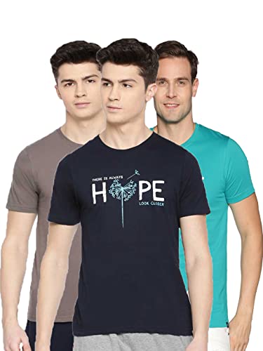 Image of Dollar Cotton Rich Fabric Solid Men's T-Shirt | Fashionable Prints | Branded Loop Label | Wide Array of Attractive Colours