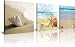 NAN Wind - Beach Ocean Canvas Prints Contemporary Abstract Seascape Pictures on Canvas Wall Art Stretched and Framed Modern Decor Paintings for Home Decoration