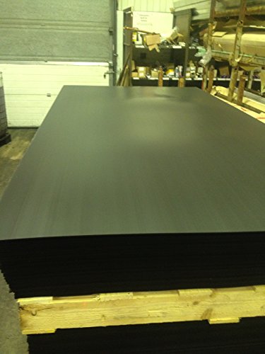 2mm - Black Sheets, Plastic - Delivered Rolled (1)