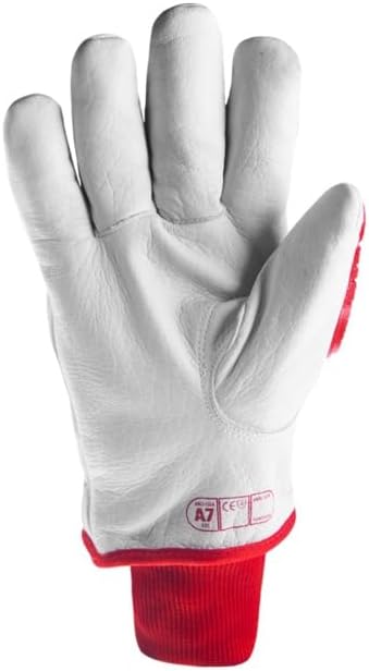 HexArmor Impact Protection Cold Weather Leather Winter Work Gloves | Chrome SLT Series 4067W | Large