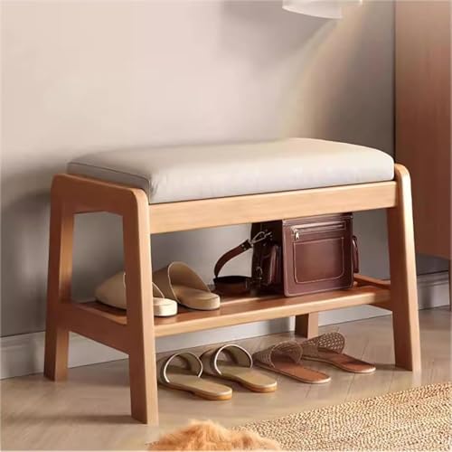 Banc à chaussures moderne au salon pour un rangement organisé et accueillant