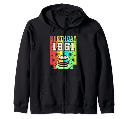 Camisetas vintage de 1961 para hombre, retro, divertidas, cumpleaños de 1961 Sudadera con Capucha