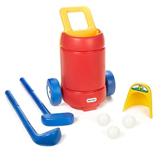 Little Tikes TotSports Easy Hit Golf Set + 3 balls + 2 clubs