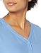 Amazon Essentials Women's 3/4 Sleeve Button Popover Shirt, Loose-Fit V-Neck Blouse, French Blue, XX-Large