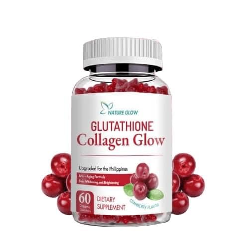 Generic Nature Glow Glutathione Collagen - Cranberry Flavor, 60 Chewable Gummies