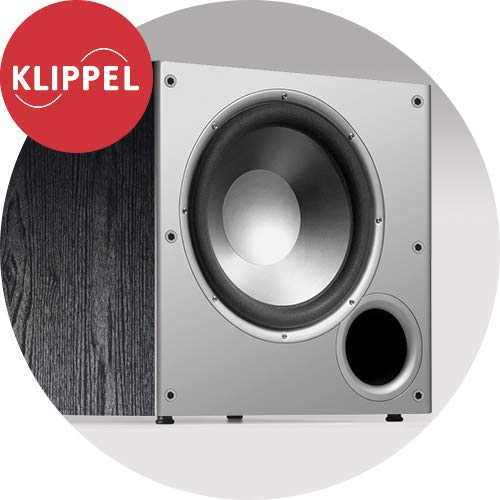 Polk Audio PSW10E Aktivsubwoofer für Heimkino Soundsysteme und Musik, 10 Bass Box, 100 Watt