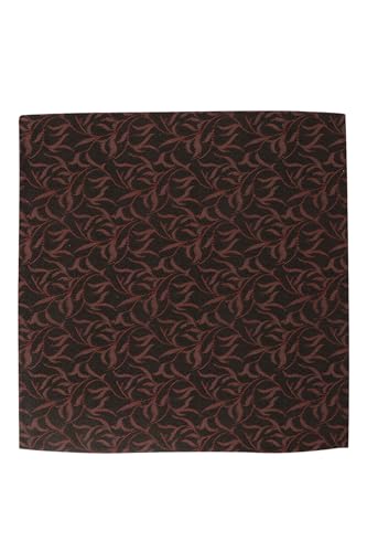Image of BLACKSMITH Jacquard Microfiber Neckwear Ascot and Matching Pocket Square Set for Men