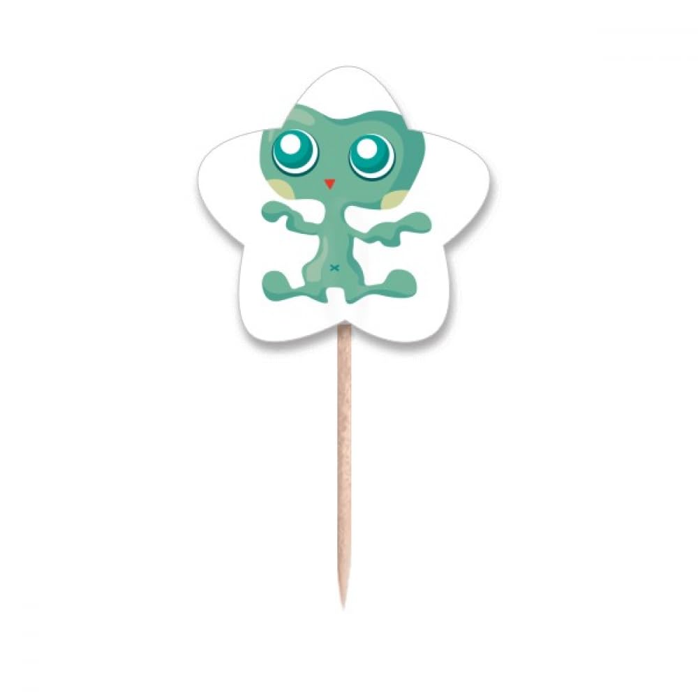 Picks Cupcake Alien Vert pour Décorer Facilement Vos Gâteaux