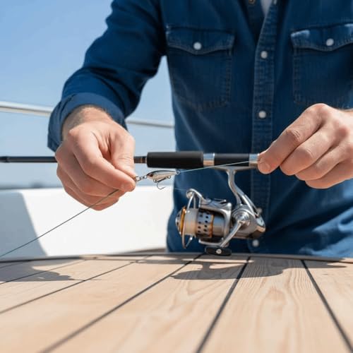 60pcs líderes de nylon con giratorios para pesca miniatura 4