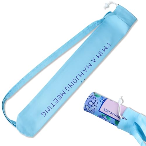 Bolsa para mahjong plegable azul 33x33 pulgadas