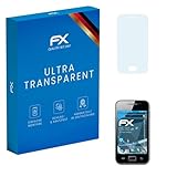 Con una dureza de lápiz de 6H a una presión de escritura de 500g, muy resistente a los arañazos - Extremadamente resistente a los arañazos, con recubrimiento duro Protector Película compatible con Samsung Galaxy Ace (GT-S5830i)