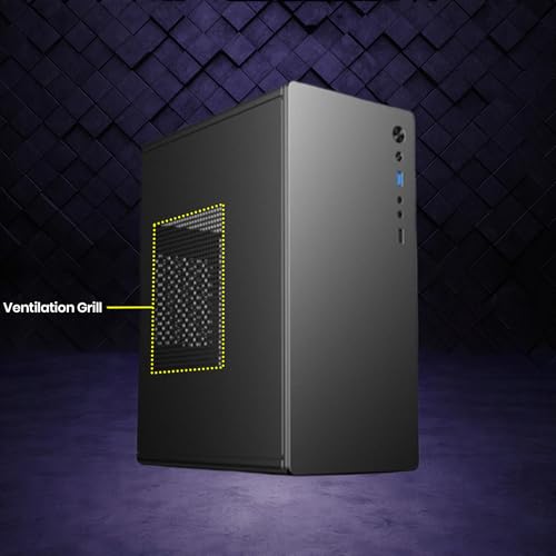Image of Assembled Desktop CPU with Core i7-3770 3rd Gen (3.40 GHz) | 8GB DDR3 RAM | 128GB SSD | Z-H61 Motherboard | USB 3.0 & USB 2.0 Port | Gigabit Ethernet LAN | Wi-Fi Dongle | HDMI & VGA Port | Win 11