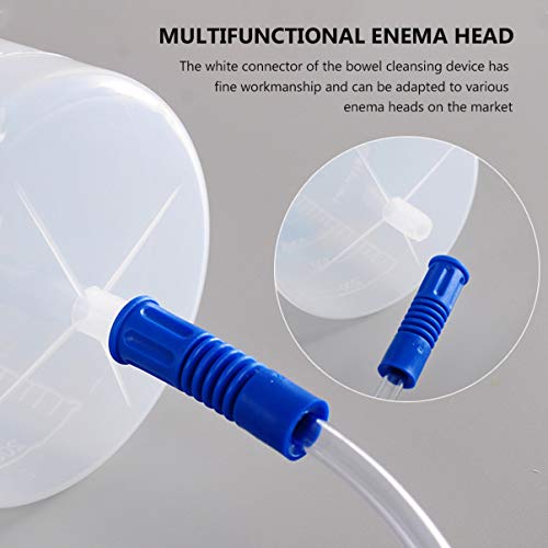 Kit de Balde de Enema de Café de 1200 Ml para Limpeza de Enemas de Desintoxicação Com Conector E Tub