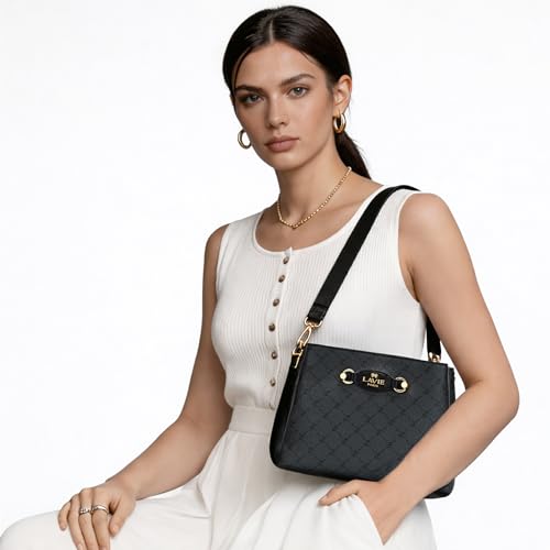Image of LAVIE PARIS Women's Lior 3 Compartment Crossbody Sling Bag | Ladies Purse Handbag | Gift for Women