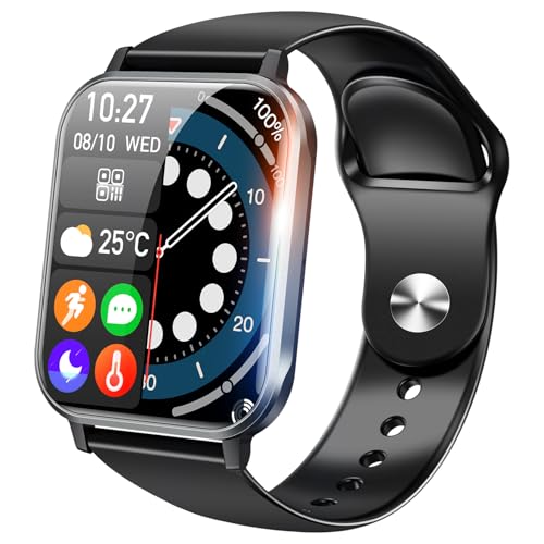 Amazon | スマートウォッチ iPhone対応 Android対応 【2025年 超薄型