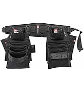 The Diamondback Denali 2.0 Toolbelt System, Right Handed, Black, Medium | Carpenter Framer Roofer...