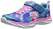 Skechers Kids Pepsters Athletic Sneaker (Little Kid/Big Kid),Blue/Pink,12 M US