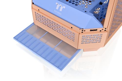 THERMALTAKE The Tower 300 | Boîtier Gaming Moyen Tour | Peach Fuzz