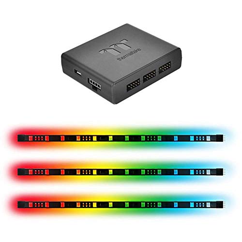 Thermaltake LED STRIP LUMI RGB 3 PACK 16.8M COLORI