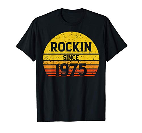 46 ans, Rockin depuis 1975, 46e anniversaire T-Shirt