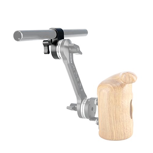 NICEYRIG 15 mm Schiene Rod Clamp mit Standard-Rosette Mount Adapter für DSLR Kamera Shoulder Rig Support System – Bild 5