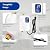 Tankless Water Heater Electric 110V, 3000W Instant Water Heater Under Sink, On Demand Hot Water Heater Electric with Digital Display, Electric Mini Water Heater for Kitchen Bathroom Washin