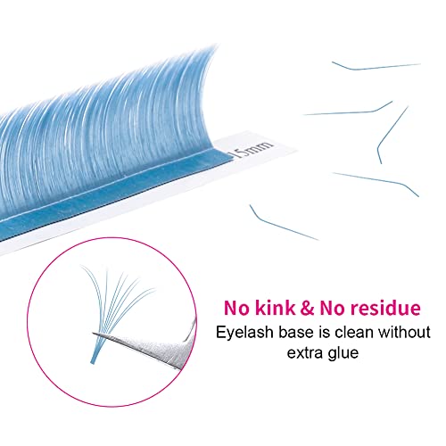 L Lash Extensions 0.07 Colored Lash Extensions Light Blue Eyelashes Easy Fan Volume Lashes 15-20Mm Mixed Tray Self Fanning Eyelashes 2D-20D Color Lashes Used By Fadvan(0.07-L,Light Blue 15-20Mm) #TOP2