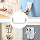 Eruceky 5 Stück Schuhregal zur Wandmontage, Schuhhalter Hängen Set, Schuhhalter faltbar Wand montiert, Schuhablage Wand Schuhhalter Faltbar, Aufbewahrungsregal Wandregal ohne Bohren (Grau)