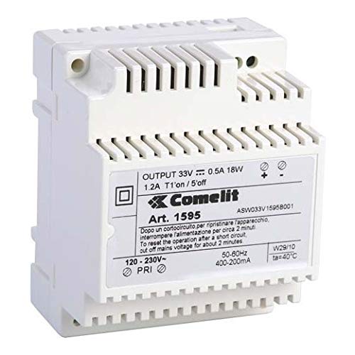 Comelit Group IKALL-Netzgerät 1595 33V für Türstation Netzgerät für Türkommunikation 8023903211979 Cover